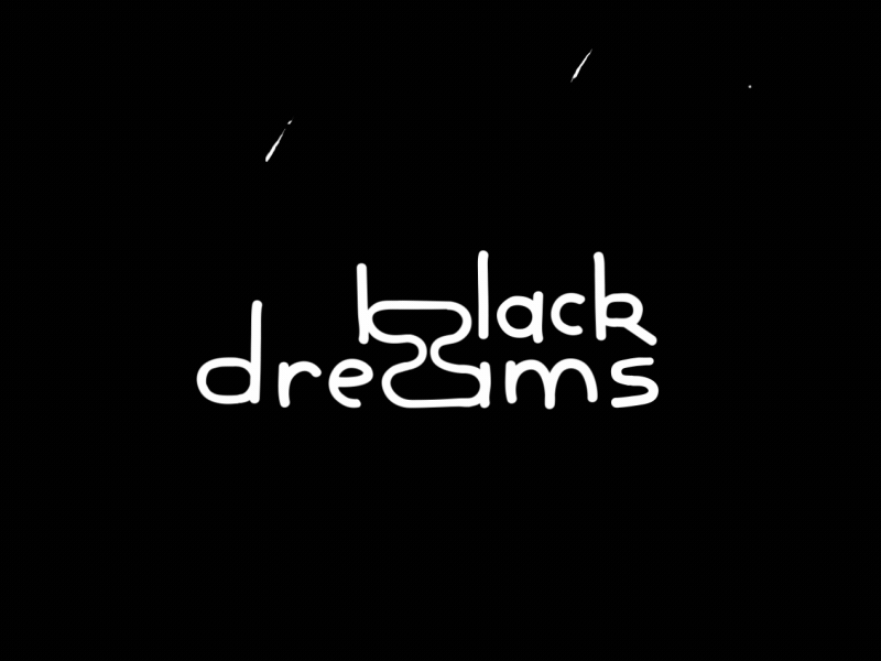 Black Dreams after effects animation black dreams gifs des copains illustration logo