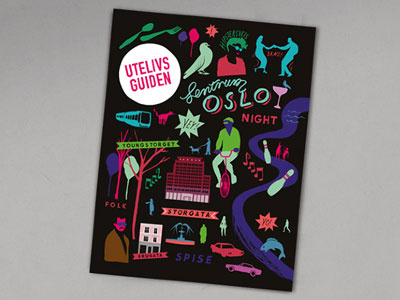 Illustrations Oslo City Guide design graphicdesign illustration