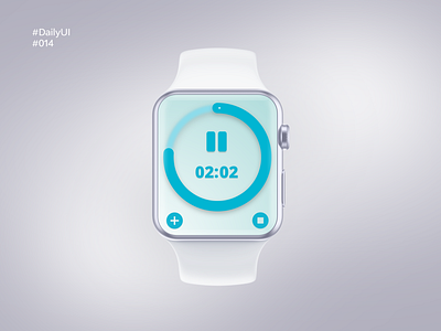 Timer for wearables #DailyUI #014