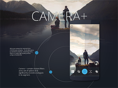 Camera+ App android app camera mobile ui