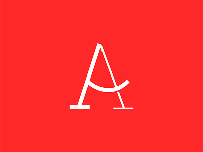 A • Font a design font illustration letter