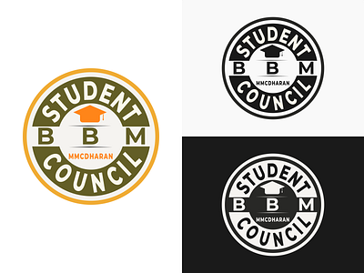 Student Council Logo branding design identity logo minimal vector