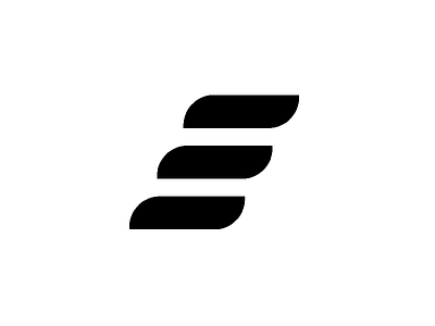 E Logo branding design. minimal logo simple