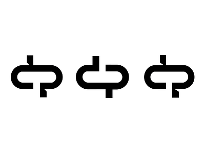 D+P Logo brand branding cheap design icon lettermark logo logomark moz simple symbol