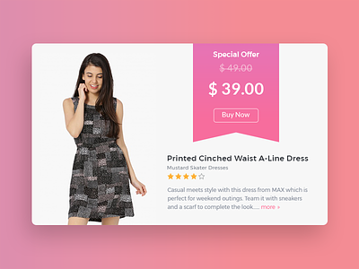 Daily UI Challenge 100daychallenge dailyui offer special uidesign userinterface uxdesign