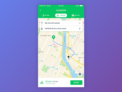 Daily UI Challenge location app mobile app uiuxdesign