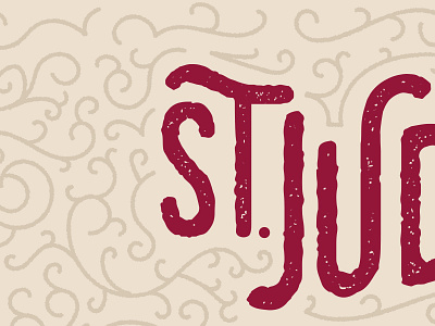 St. Jude charity philanthropy stjude swirls type typography