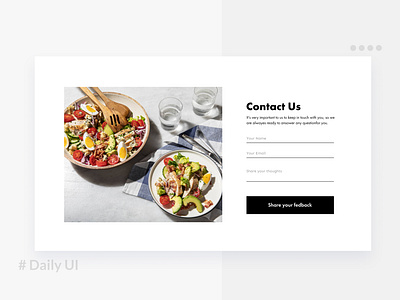 Daily UI / contact form