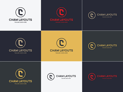 letter C logoset alphabet branding c creative design illustration logo typography vector