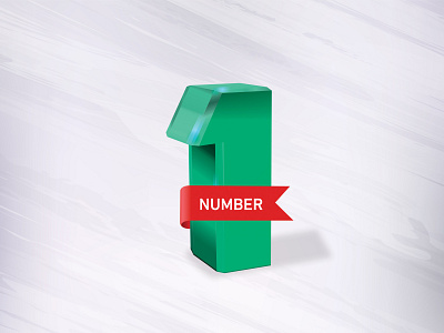 3d NUMBER 3d branding creative illustration logo number typography