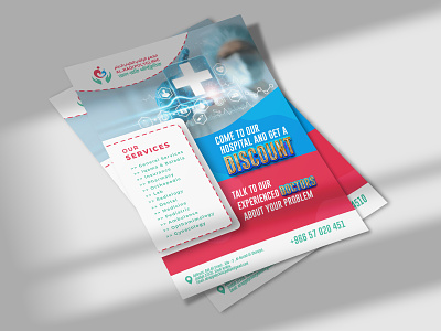 Flyer for Saudi Buyer book branding brochure clinic corporate creative design flyer hospital illustration logo marketing typography vector