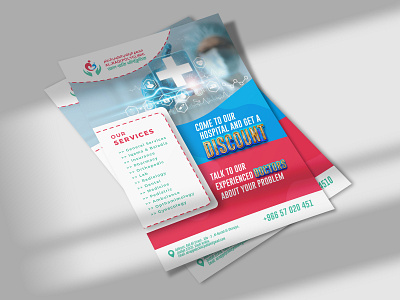 Flyer for Saudi Buyer book branding brochure clinic corporate creative design flyer hospital illustration logo marketing typography vector