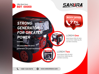 Social ads for Sakura Pump