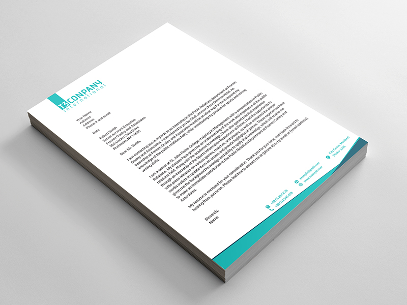 Letterhead by Alamin Prodhania on Dribbble