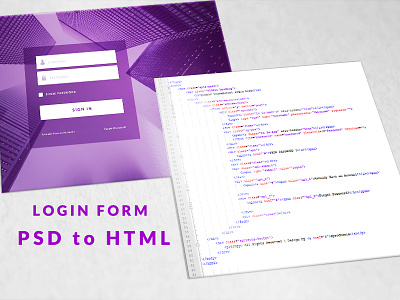 Login Form (PSD to HTML) email facebook google html login ps reg uiux web website world