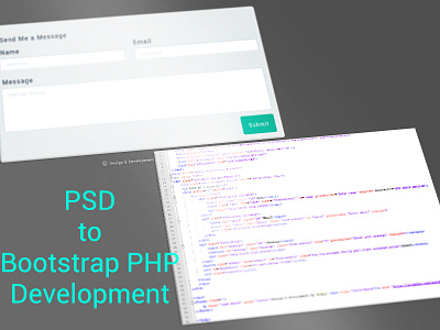 Contact Form PHP Development bootstrap email facebook google html login php reg sql uiux web website