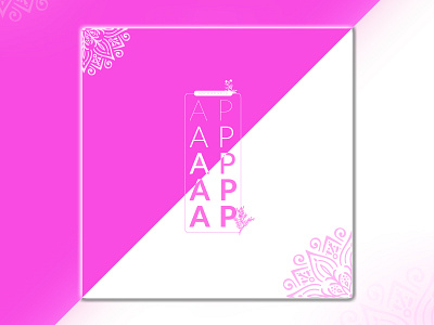 ap ai creative design flower logo pink ps typo vector white