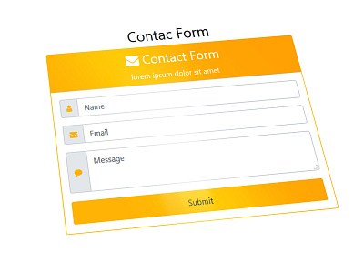 OOP Bootstrap 4 contact form