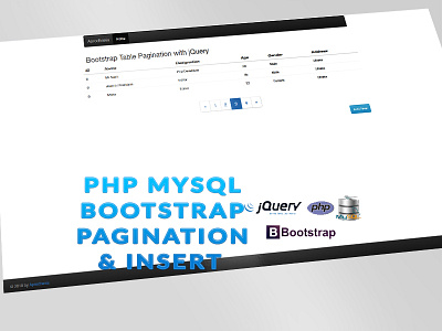 Pagination (Bootstrap Php Mysql Jquery) bootstrap jquery mysql pagination php