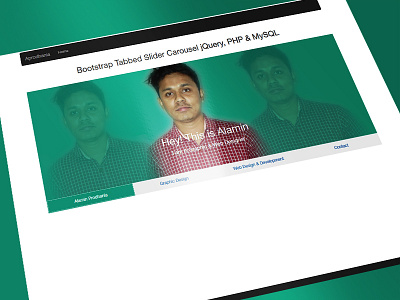 Bootstrap Tab Slider Carousel Jquery php mysql