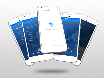 Audio Player UI 1080x1920 pixels audio branding creative melody music player psd ringtone song ui