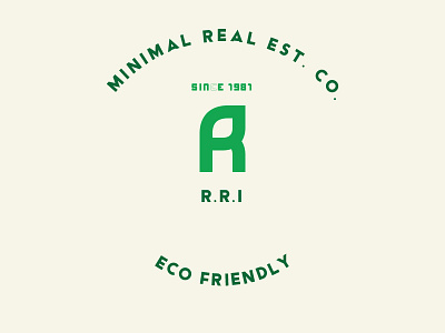 real est logo branding creative illustration logo minimal typography vintag