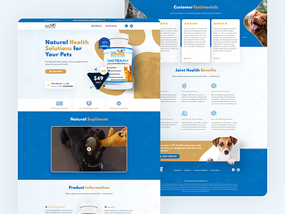 ProVet Landing Page landingpage provet uidesign veterinary webdesign