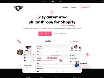 Angels of eCommerce saas shopify ui uidesign uiux webdesign website design