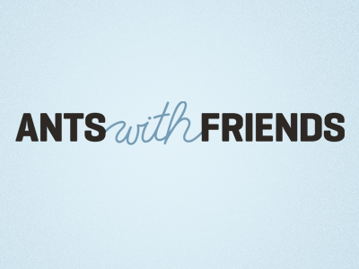 ANTS with FRIENDS logo development ants blue brand brown freelancers friends geogrotesque identity logo network online trail type