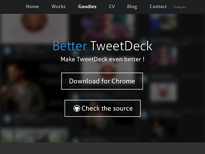 Better Tweetdeck Page