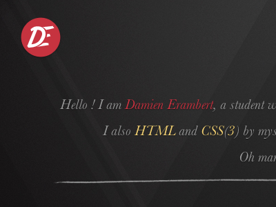 New Erambert.me new portfolio webdesign website