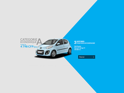 Concept car - webdesign - renting bloc car concept inspiration renting webdesign