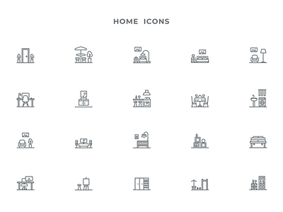 Home Iconset home house icons icons pack icons set room rooms vector