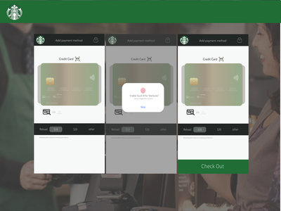 Starbucks Mobile Payment Interface