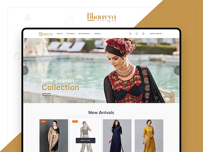 E-Commerce Website clothing brand design ecommerce ethnic fashion website