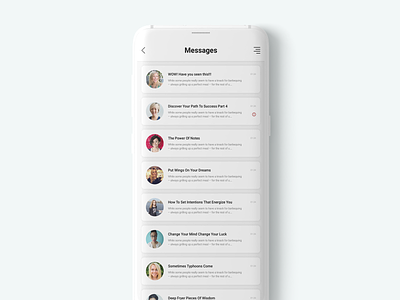 Messaging App Concept app design message message app mobie ui ux