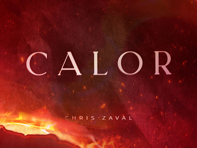 Calor - Cover cover fire letter music red typography
