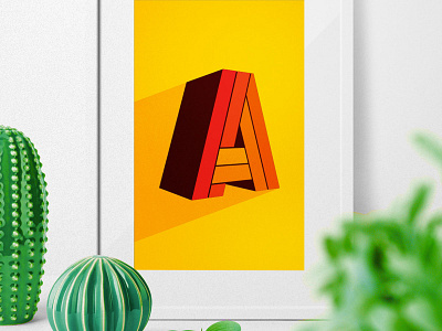 A design details font gradient letter lettering letters logo typography