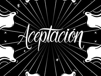 Aceptación - Lettering