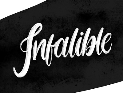 Infalible - Lettering design details font illustration letter lettering letters type typography words