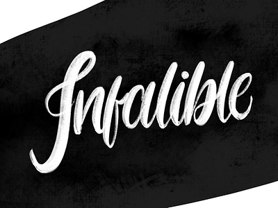 Infalible - Lettering