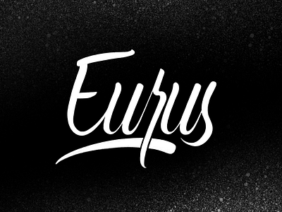 Eurus - Lettering black details gradient letter lettering letters word