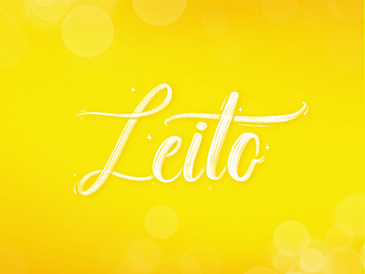 Leito - Lettering details easy font fun gradient letter lettering letters sharp word
