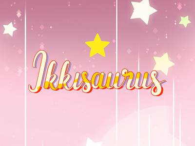 Ikkisaurus - Lettering