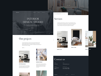 54 Interiors - Interior Design Studio by Iryna Abramova on Dribbble