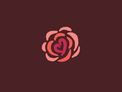 MP Logo Mark 3 (WIP) logo flower rose lingerie heart intimate apparel impressionism