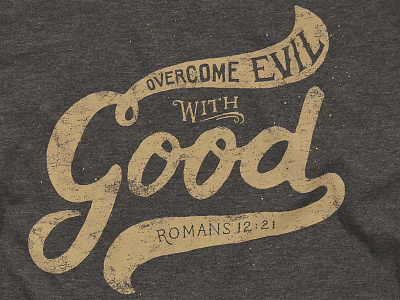 Good apparel cause christian good hand drawn lettering t shirt typography
