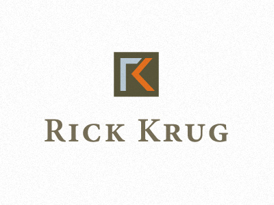 Rickkrug Final Logo career coach initials monogram motivational speaker