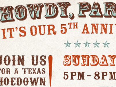 5th Anniversary Hoedown