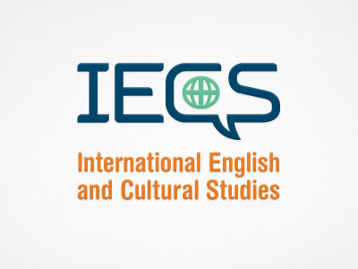 IECS Logo christian culture education english language logo non profit speech bubble studies teaching